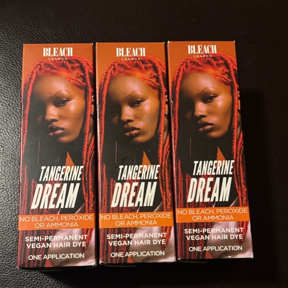 Bleach London Tangerine Dream Semi Perm Vegan Hair Dye Color Blondes Burnette